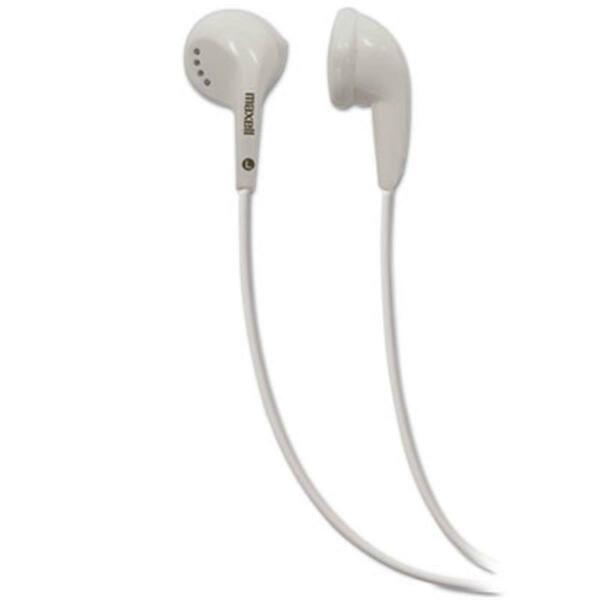 Hi-Tec Maxell Of America EB-95 Stereo Earbuds, White HI41877